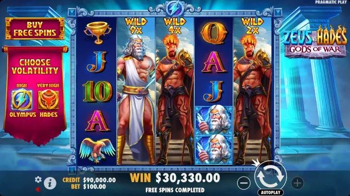 Zeus vs Hades Demo Spelen screenshot 3